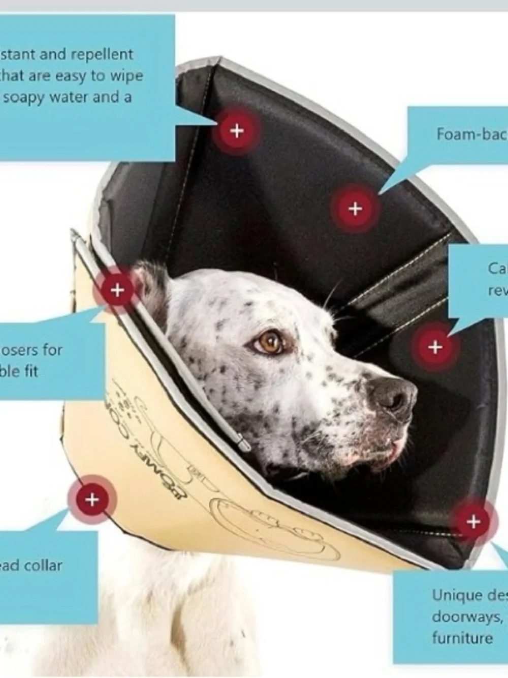 Comfy Cone for post surgery Pets. Replaces Elizabethan collars - Picture 8 of 8